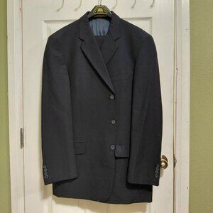 Men's Joseph Abboud 44L Navy Suit For Sale